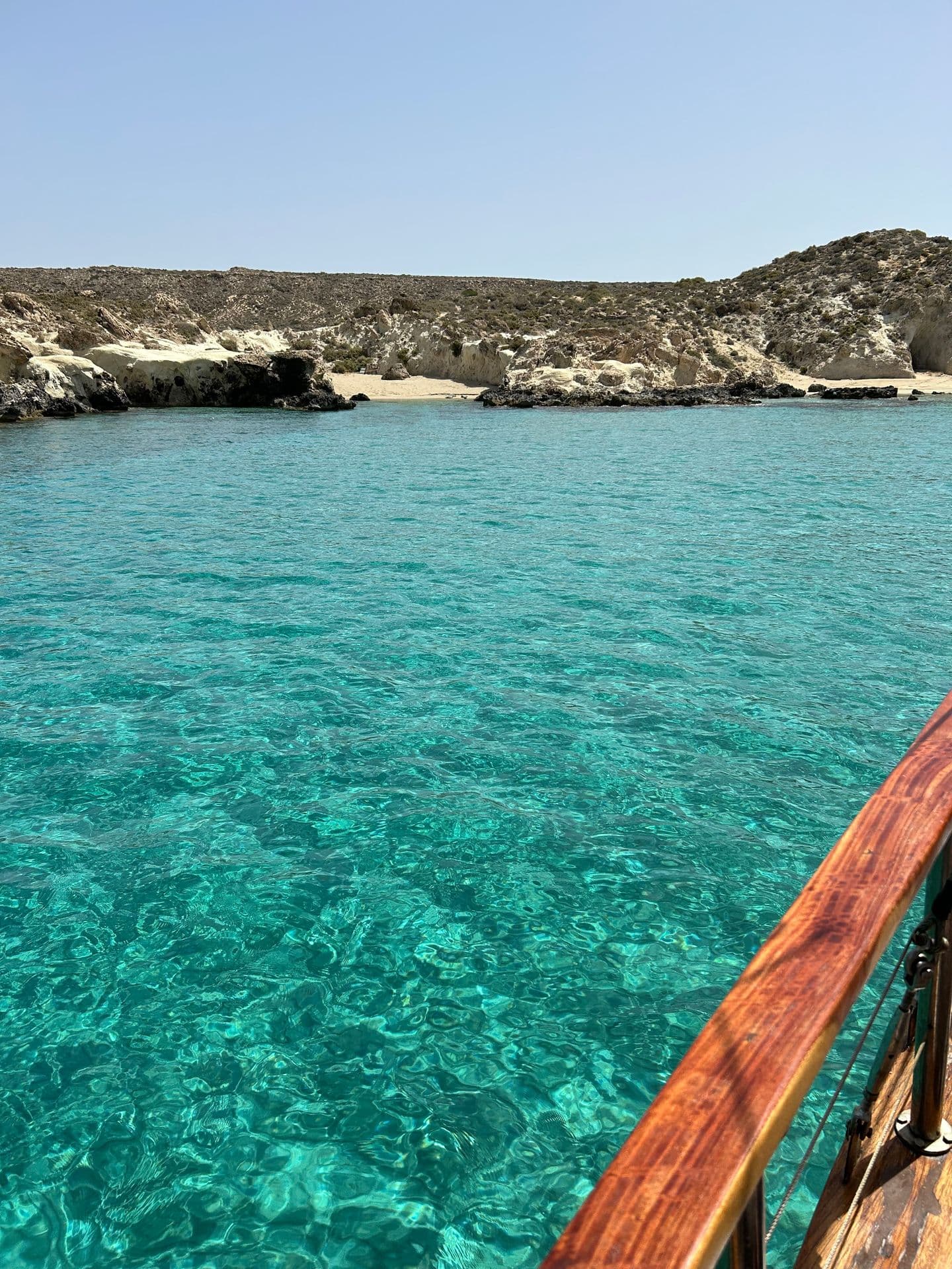 Turquoise water off Koufonisi, southeast Crete
