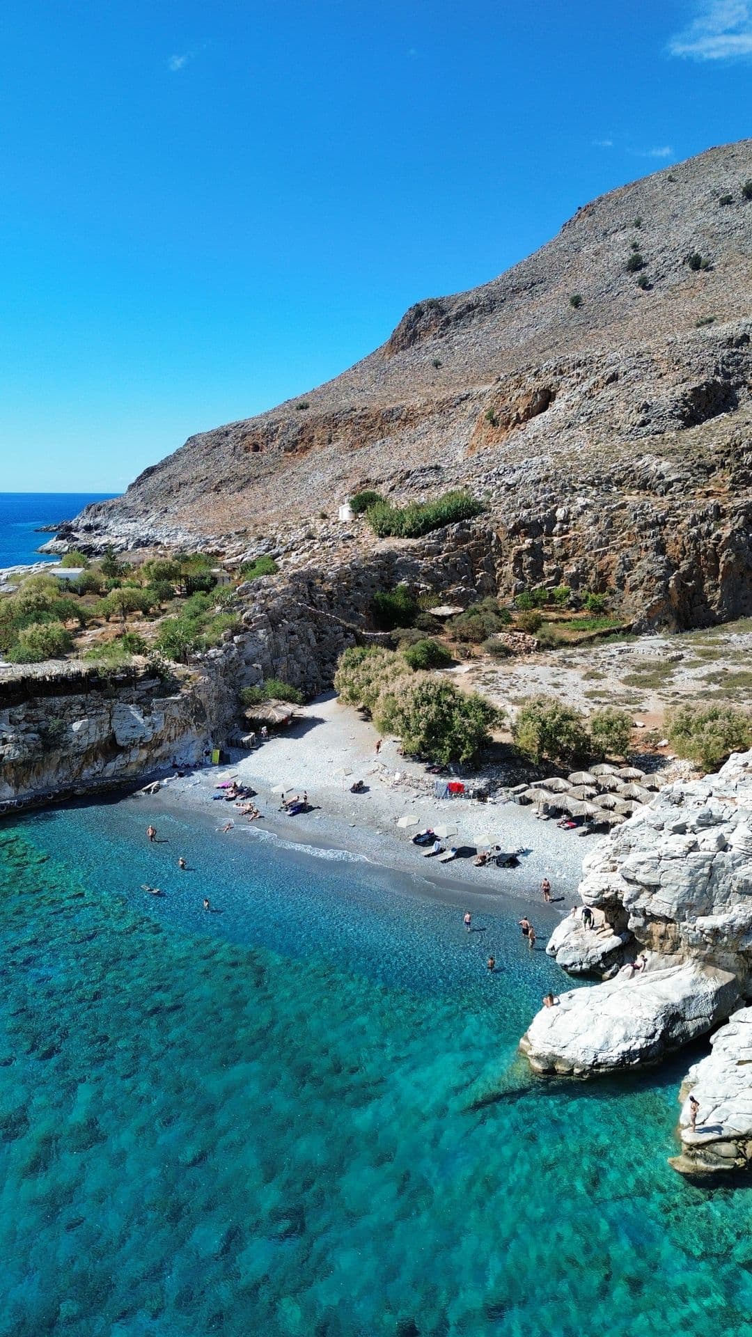 Speed boat off the south coast of Crete